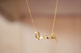 Colar Love Dourado